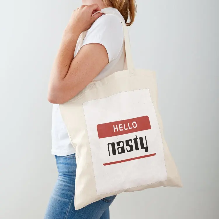 

Hello Nasty Tote Bag tote bag custom cloth bag woman bags woman 2025 large size bags