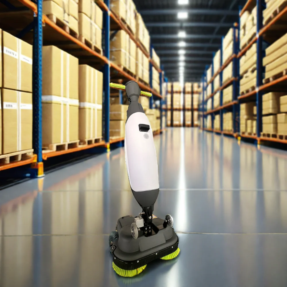 High Quality Home Dust Cleaning Floor Scrubber Machine Battery Walk Behind Vacuum Floor Scrubber
