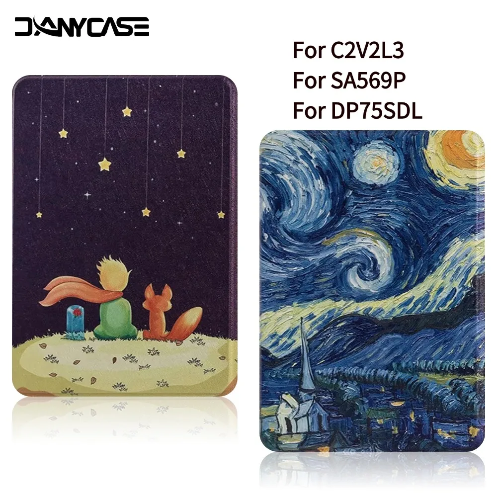 Kindle Case For 2015 DP75SDL 7th New Magnetic Smart Case For SA569P 12th Gen Printing Cover For C2V2L3 11th Kindle Paperwhite