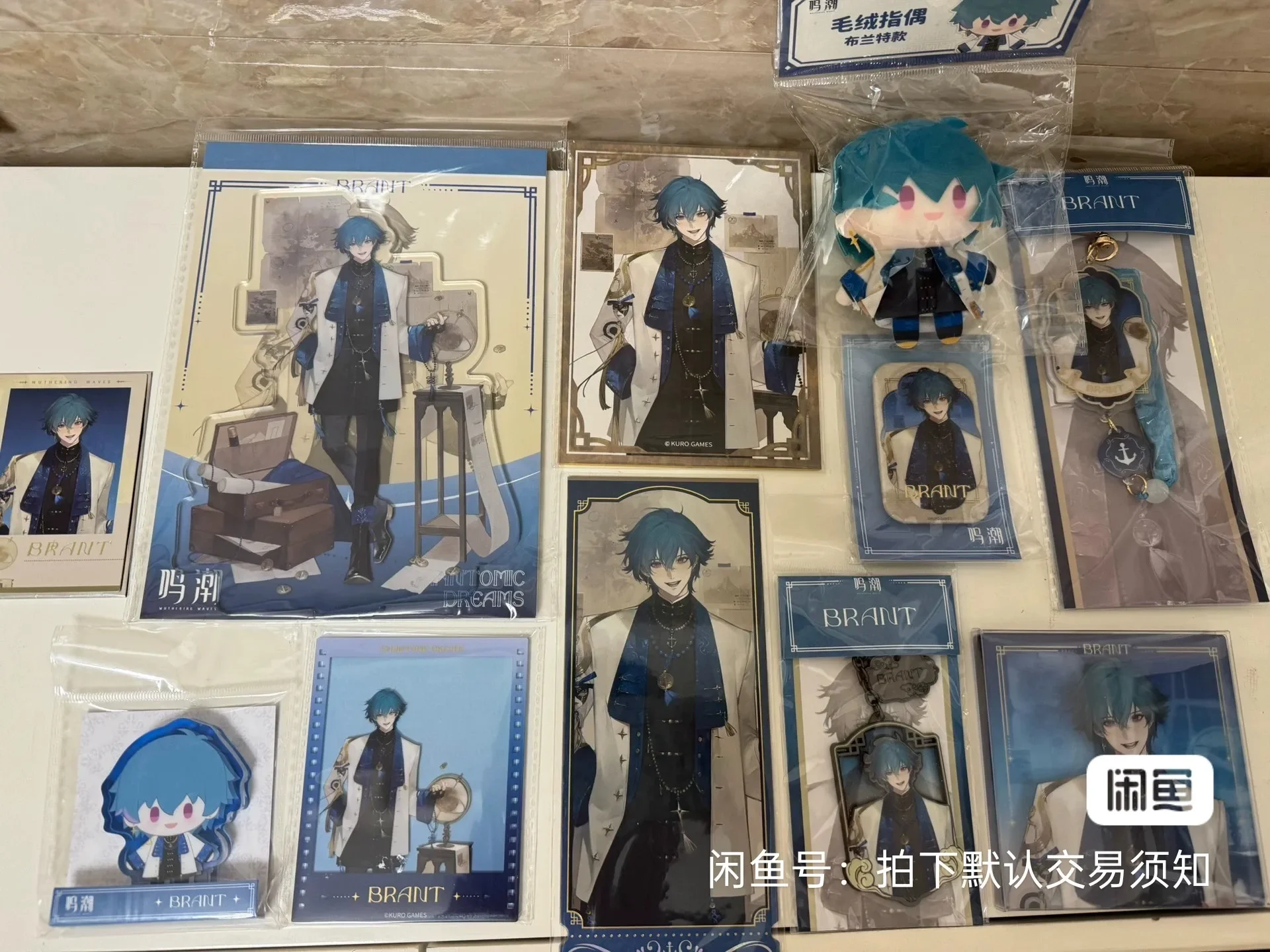 متوفر في المخزون شارة Wuthering Waves X الرسوم المتحركة Brant Changli Phoebe Jinhsi XiangLiYao شارة الاكريليك اللوحة قلادة الاكريليك