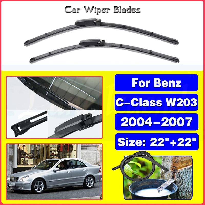 Car Wiper Blade Front Windscreen Windshield Wiper Blade Auto Accessories For Mercedes Benz C-Class W203 2004-2007 22\