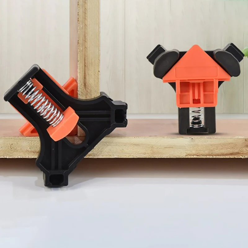 

90° Woodworking Angle Clamps Right Angle Clips Fixer Tool Picture Frame Corner Holder Adjustable Hand Tools