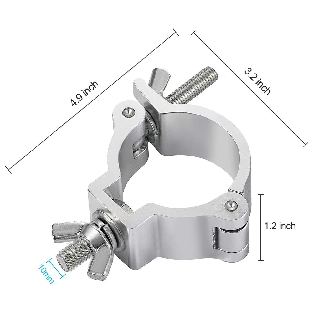10 pz/lotto luci in alluminio gancio LED Par ganci attrezzatura da palcoscenico professionale Led Stage Light Truss DJ Club Light Hanging Hook