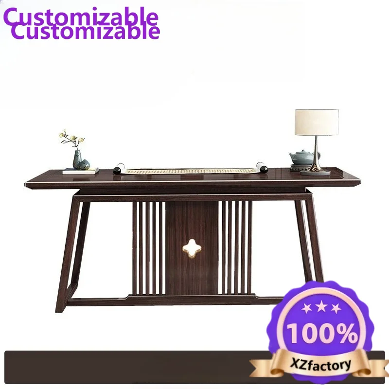 Factory Direct 2026 Top YXY scrivania in legno massello viola oro legno di sandalo scrittura home office scrivania per computer