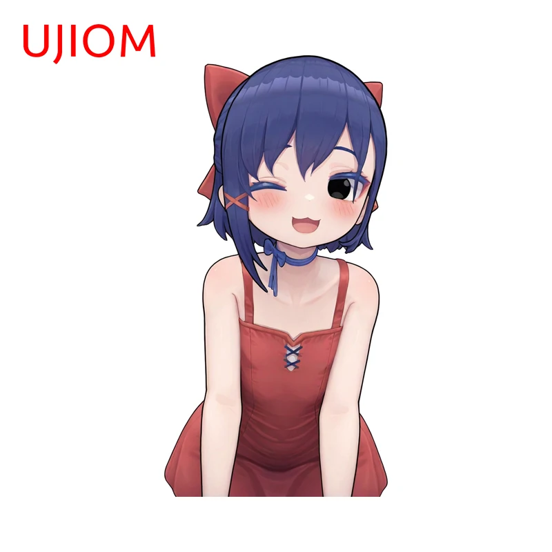 UJIOM لطيف Miside ميتا ملصقات جدار لافتة للنظر أنيمي Loli جذع مكتب صائق الإبداعية مقاوم للماء الفينيل غرفة نوم الديكور