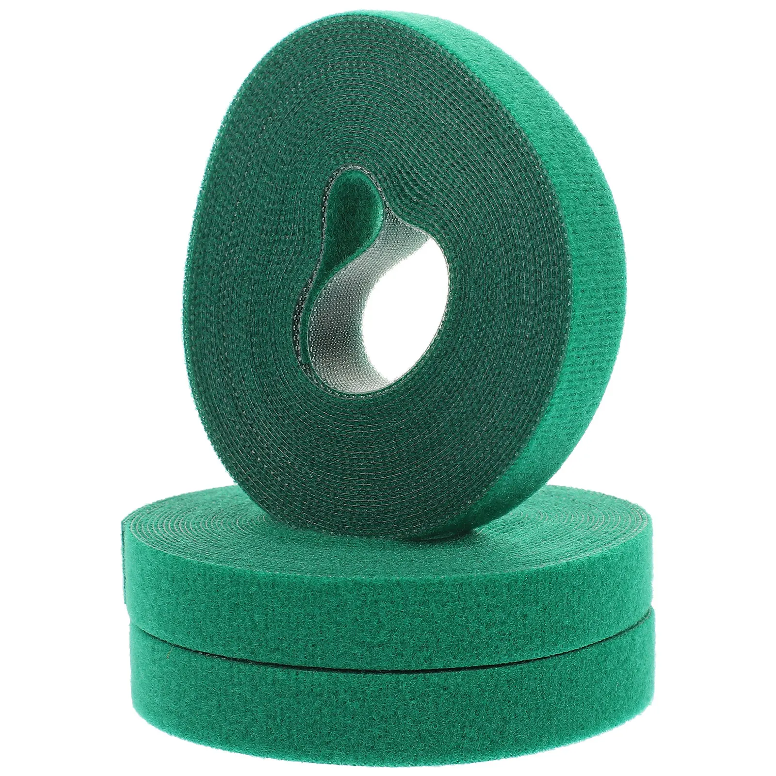

3pcs Green Garden Tape Reusable Nylon Plant Ties Strapping House Plants Indoors Branches Straps Fixing Climbing Gardening