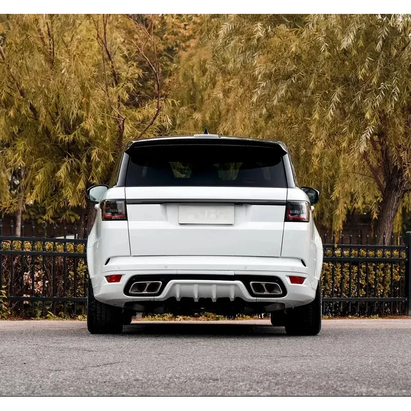 مجموعة أدوات تجميل السيارات لسيارة رينج روفر 2013-2017 ترقية 2020 + SVR L494 ملحقات مصد المصباح الأمامي #5