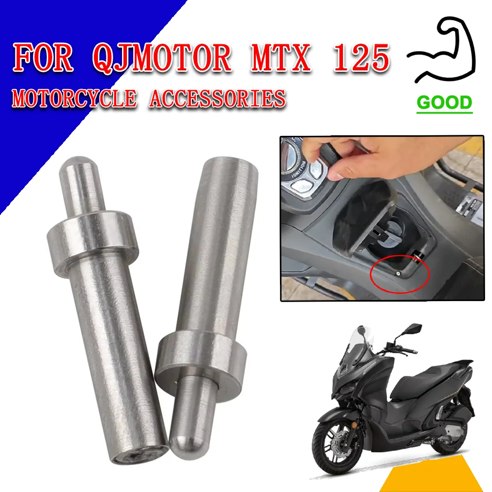 Motorcycle Accessories Fuel Tank Cap Auxiliary Open Pop-up Stainless Steel Ejector Pin For QJMOTOR QJ MOTOR MTX 125 MTX125
