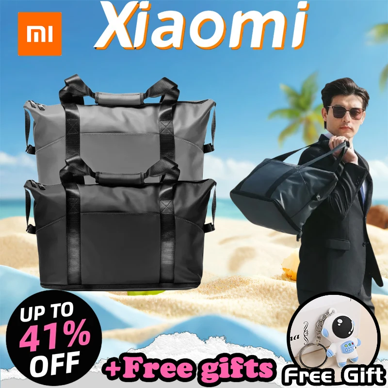 

Xiaomi TANJIEZHE Hand Luggage Men`s Large-Capacity Dry-Wet Separation Sports Fitness Bag Short-Distance Travel Bag 35L