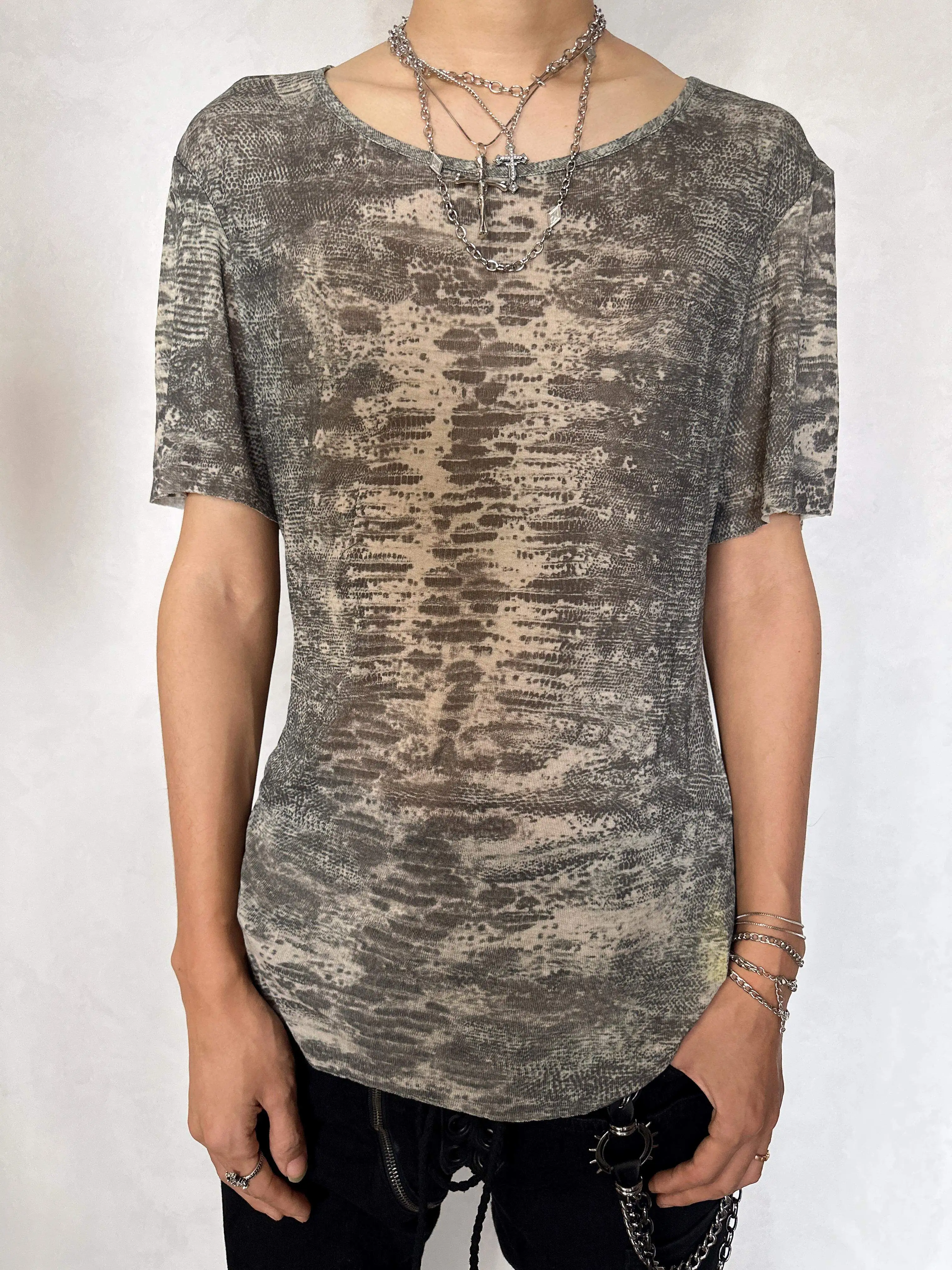 Ifsixwasnine pioneer dark python visual retro vitage subculture T-shirt