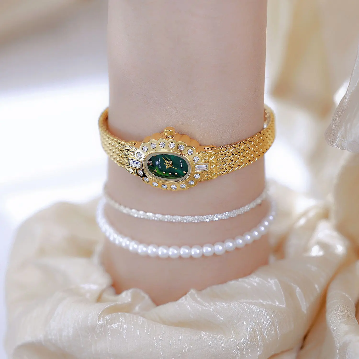 Элегантные модные женские часы, брендовые роскошные водонепроницаемые кварцевые часы с бриллиантовым циферблатом, подарок для подруги