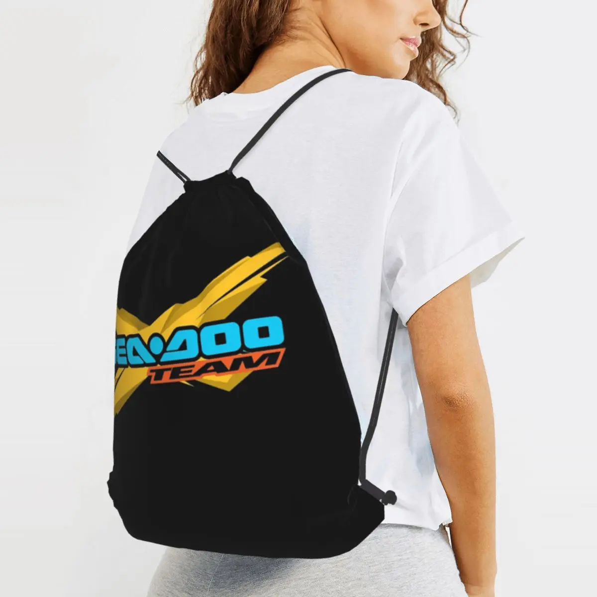 Sea Doo Team Rxt Brt Marine Backpacks Fashion Drawstring Bundle Pocket Shoes Bag Book Bags for Man Woman School