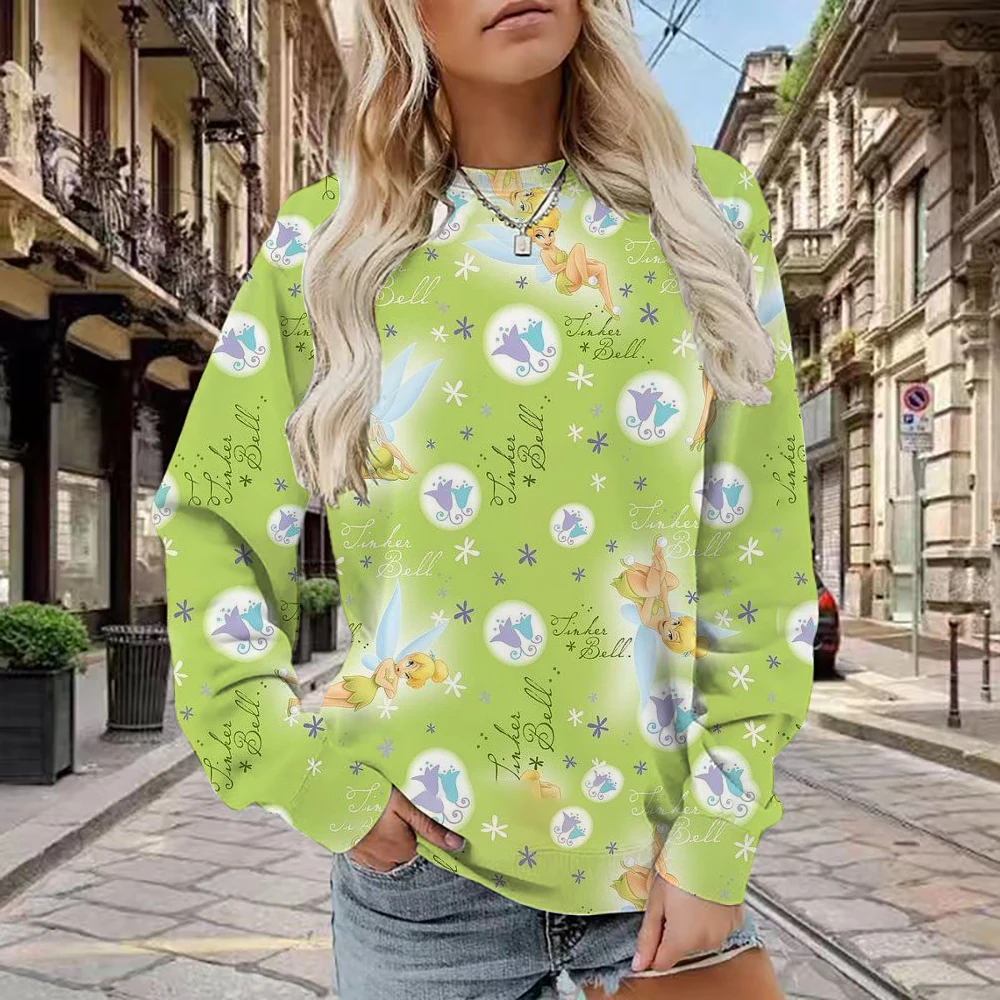 بلوفر ديزني برينسيس فينتاج ريترو كريسماس مضحك هزاز، هوديي حراري عصري للعطلات والشتاء #4