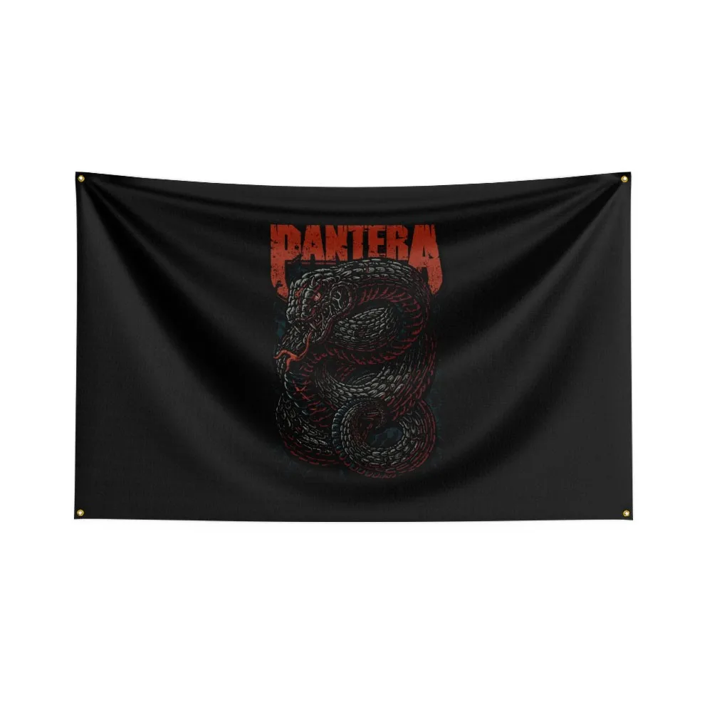 3x5 Ft PANTERA Band Flag Polyester Digital Printed Music Team Banner Flag Decoration Banner Flag Banner