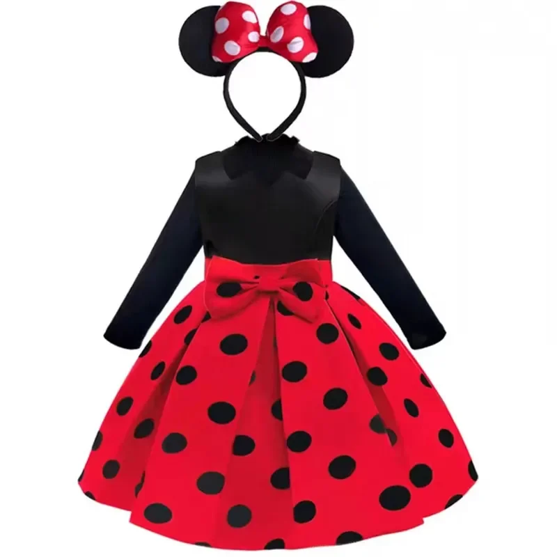 Halloween neonate Minnie Mickey cos Dress Kids Cartoon Costume Toddler Children Party Birthday Ballet Clothes Princess Dress