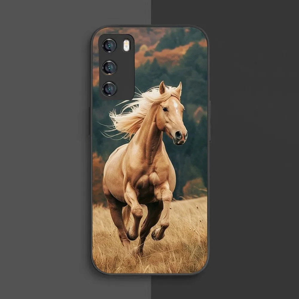 Чехол для телефона Great Beauty Horse для Samsung Galaxy A52 A12 A51 S21 Edge S22 ULTRA S23 S20LITE Plus Ultra Black Cover