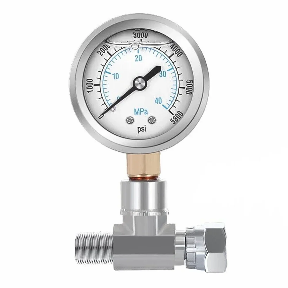 Imagem -06 - Construção Pressure Gauge Assembly Airless Pulverizador de Pintura Aço Inoxidável