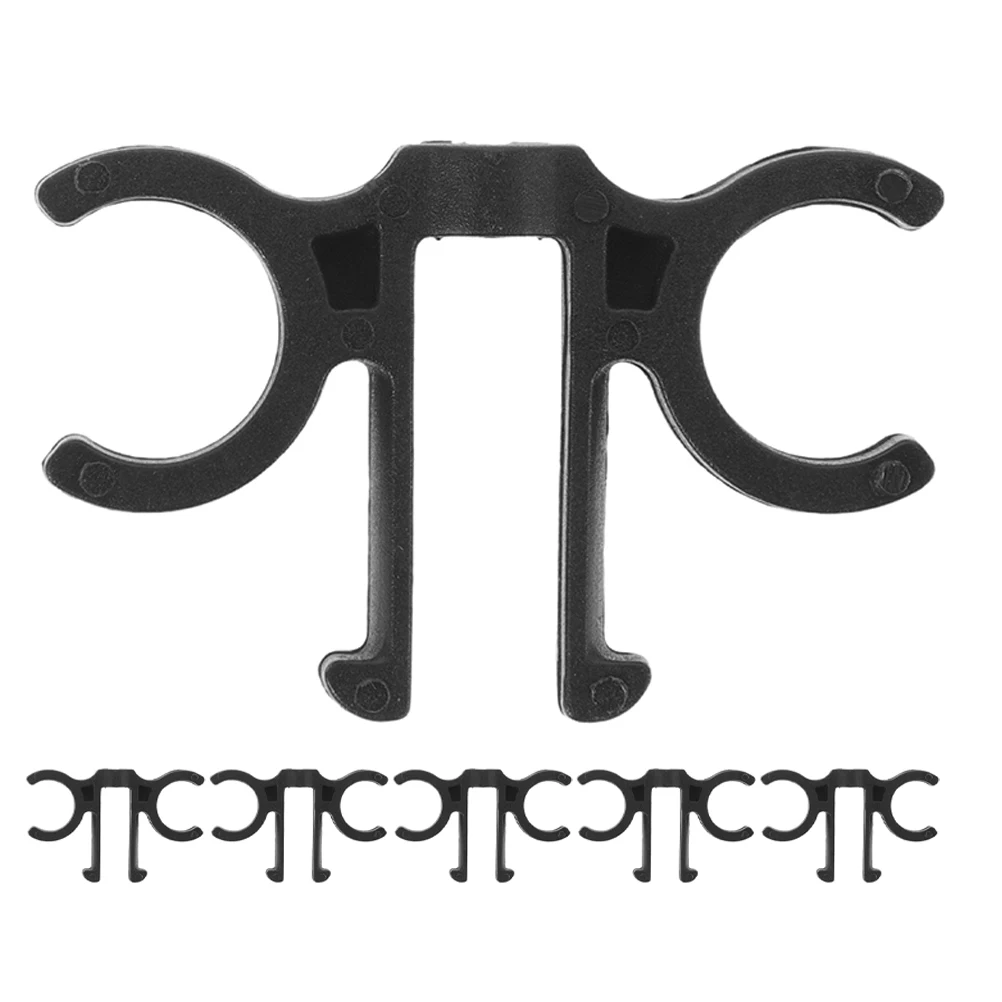 

6 Pcs Trekking Poles Double Buckle Connector Rod Clips Ski Walking Pvc Hiking Travel