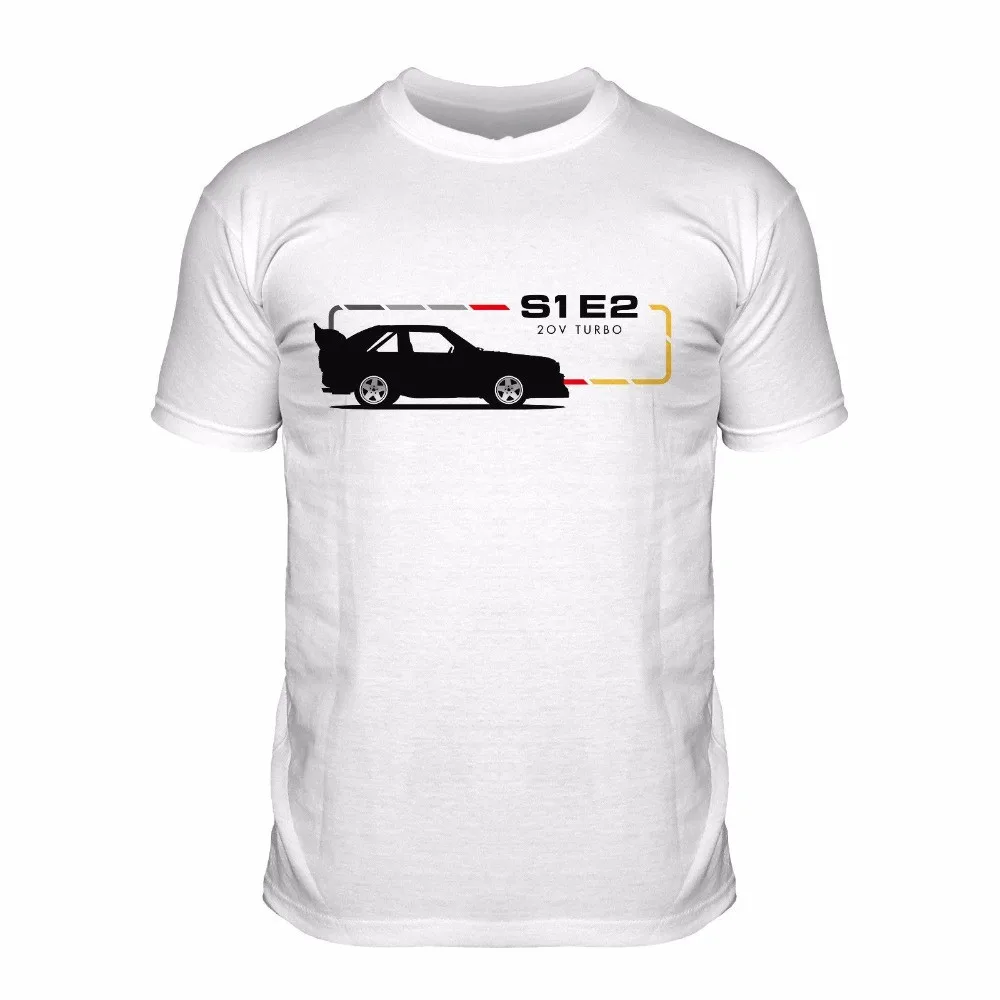 Men's New Fashion Hip Hop Street Men T-Shirt S1 E2 Group B 80S Sportser Car Hot Hatch Rally Retro Men T Shirt Clothing