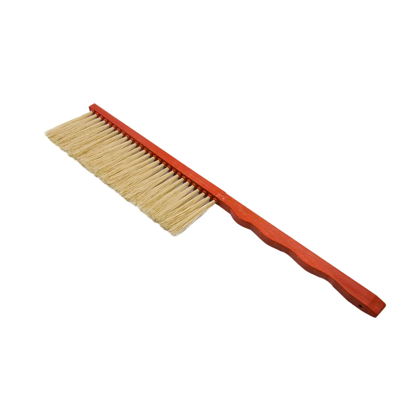 Honey Brush Beehive Cleaning Tool Professional Sturdy Long Handle Horse Bristle Tool Single Row Garden Bee Hive Brush Bee Brush