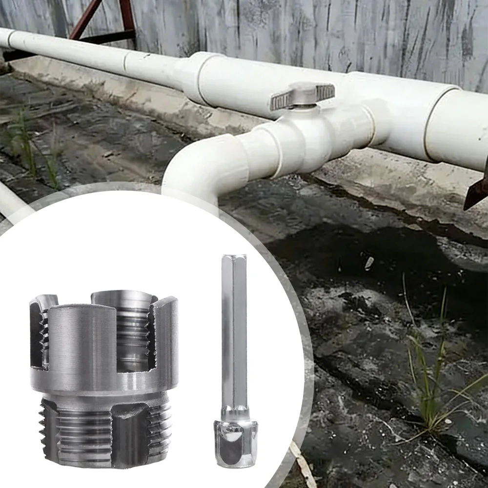 1 Inch Pipe Threader Multi-Use Easy-Operate PVC PPR Threading Tap Powerful Claw All-Purpose Universal Thread Tool PPR Piping