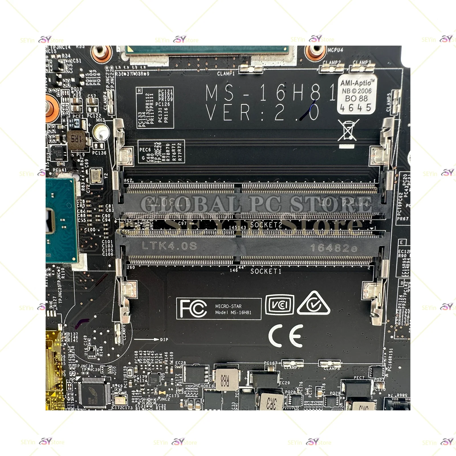 Laptop Motherboard MS-16H81 Mainboard WS60 GS60 Ghost PRO Xeon E3