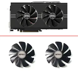 Новый CF1015H12D 95 мм 4-контактный DC 12 В 580 а RX 470 охлаждающий вентилятор подходит для замены Sapphire NITRO RX480 8G 570 RX 580 8G