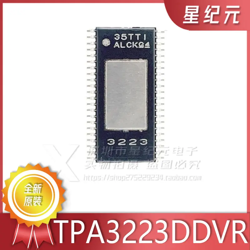 

[IN STOCK]1 Piece TPA3223DDVR Silk Screen Printing 3223 HTSSOP44 Class D Audio Power Amplifier Chip Brand-new Original