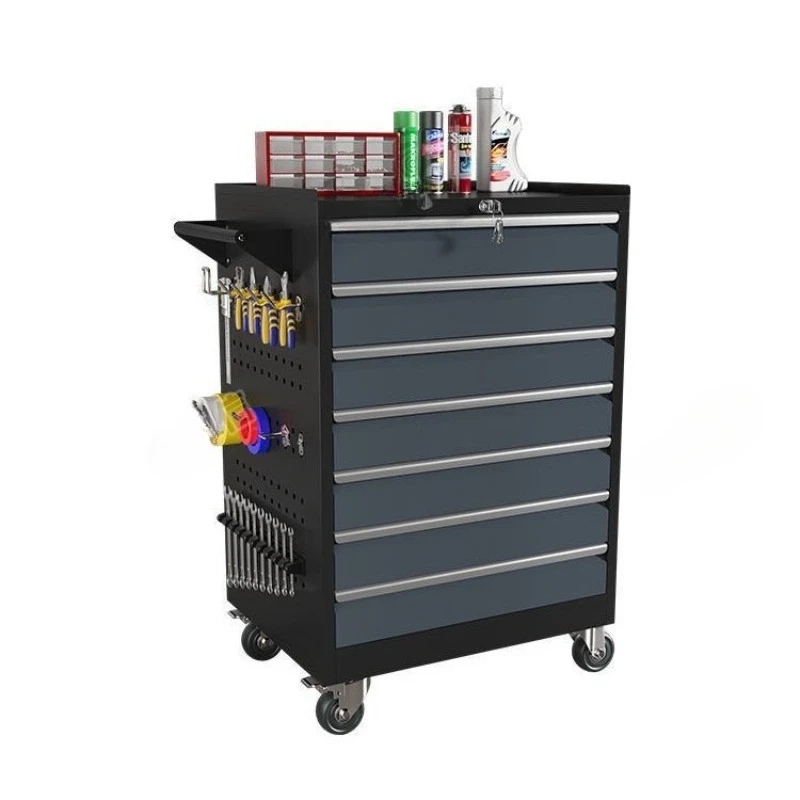 Seven-layer maintenance multi-functional workshop cart drawer type auto repair mobile toolbox
