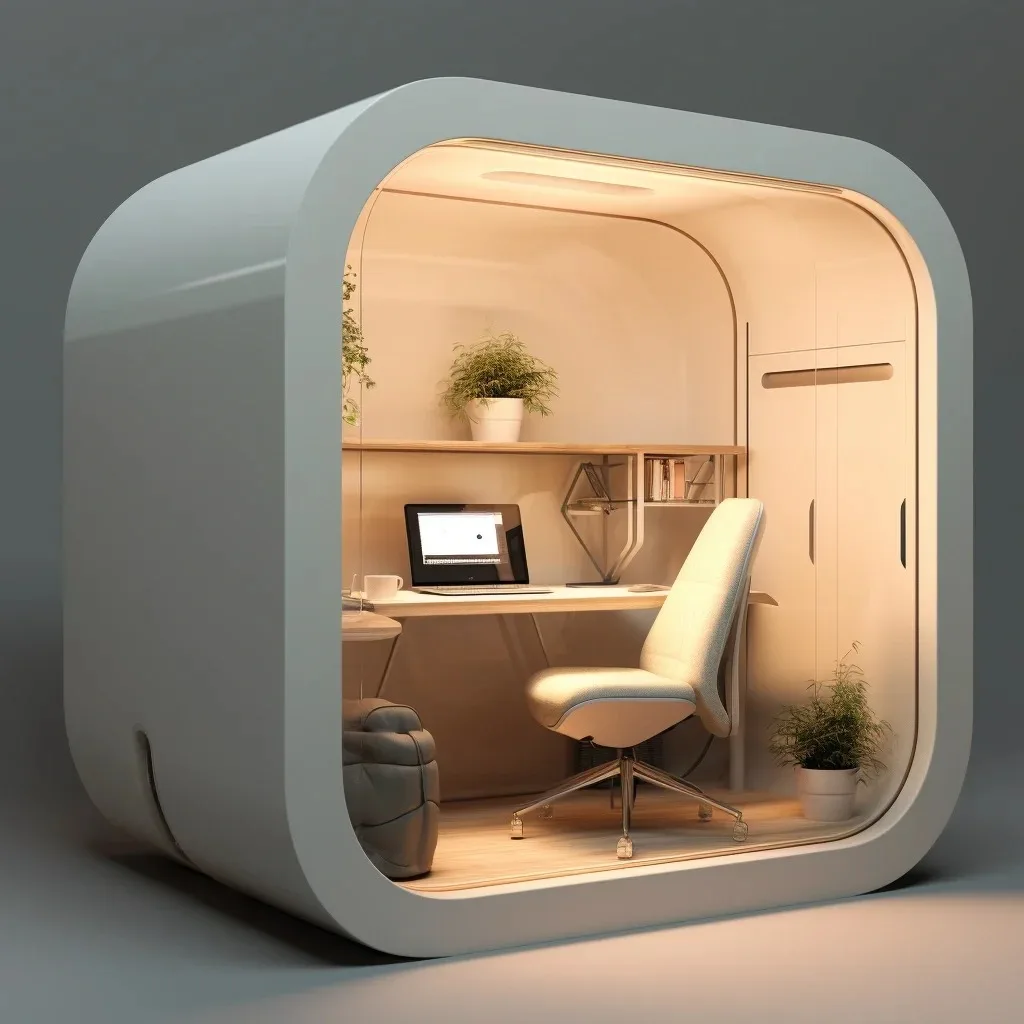Silent Cabins Learn And Work Soundproof Cabins Can Be Easily Moved And Transported