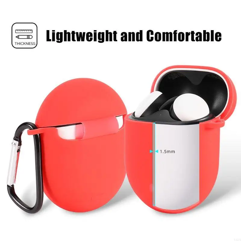 Y88B 픽셀 버드에 대한 y88b 충격 방지 헤드셋 커서 케이스 먼지 슬리브 세탁 가능한 f