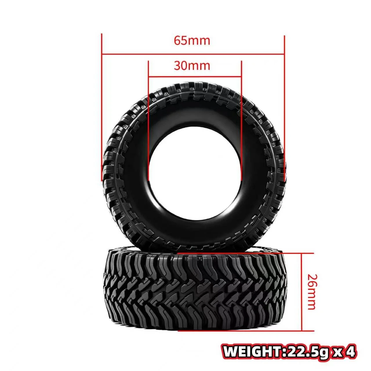 4pcs 65mm 1.3
