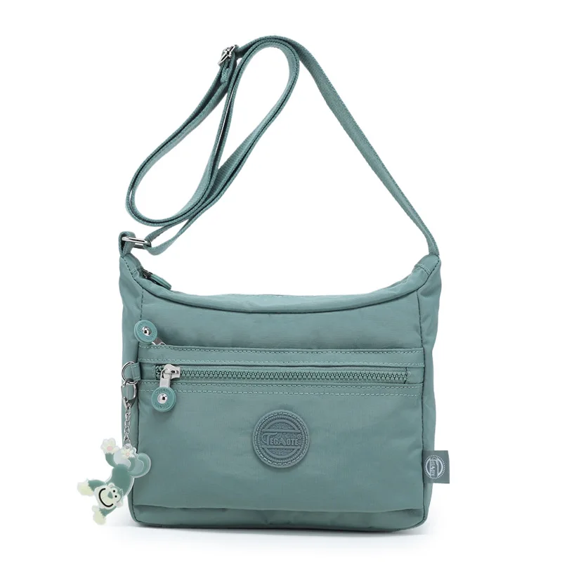 Geräumige Schulter-Umhängetasche für Damen, Wasserdichte Nylon-Handtasche, Geeignet für Mütter, Einkäufe und Urlaubsreisen