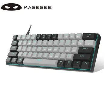 MageGee 60% Customized Wired Mechanical Keyboard, STAR61 Gaming Keyboard, Laptop Office Keyboard