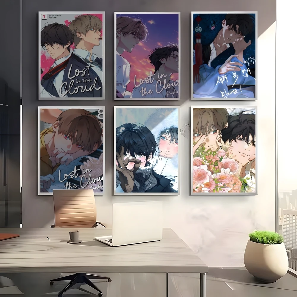 

Anime Novel L-lost In The Cloud Poster High-Quality And Affordable Wall Stickers For Dormitory And Living Room Decoration