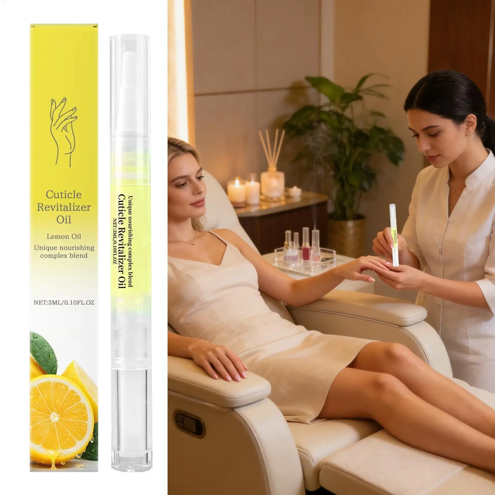 قلم زيت الأظافر زيت تنشيط البشرة يوميا ترطيب مغذي قلم نمو الأظافر لأظافر الأصابع الرقيقة الجافة والقدمين