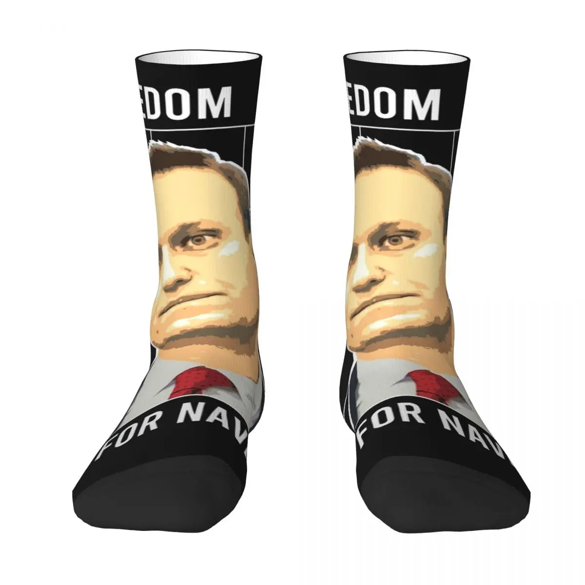 Alexei Navalny Russia Socks Men's Women's Fashion Socks High Quality Spring Summer Autumn Winter Middle Tube Stockings Gift