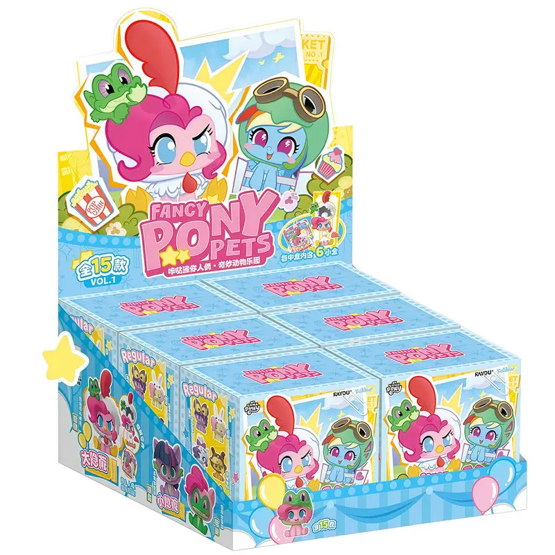 Kayou My Little Pony Engel ‌ Rarity Gummy Rainbow Dash Tank Fancy Pony Serie Anime-Figur Bausatz Spielzeug Überraschungsbox Geburtstagsgeschenk – Detail 17