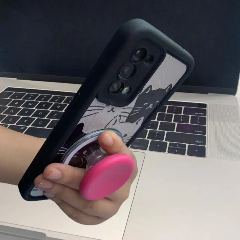 حامل مغناطيسي لطيف متعدد الألوان من السيليكون Magsafe للهاتف Griptok Grip Tok لهاتف IPhone حامل شحن لاسلكي