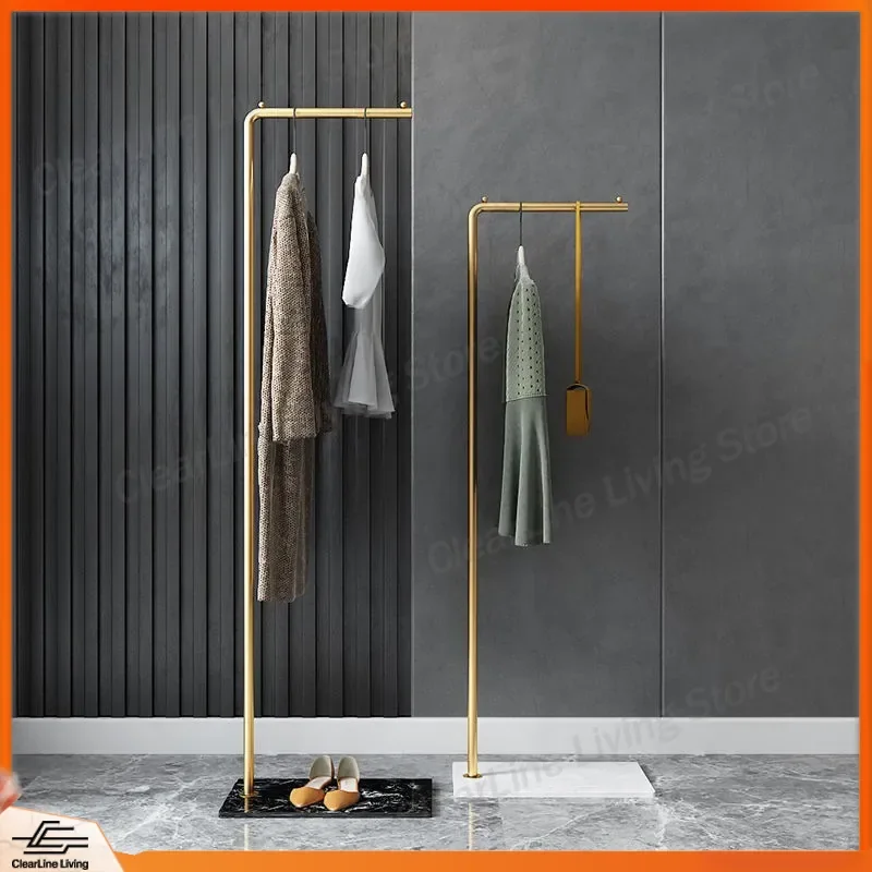 Nordic Floor Hanger for Bedroom Simple Household Rack Light Luxury Modern Pole Type Internet Celebrity Ins Coat Rack