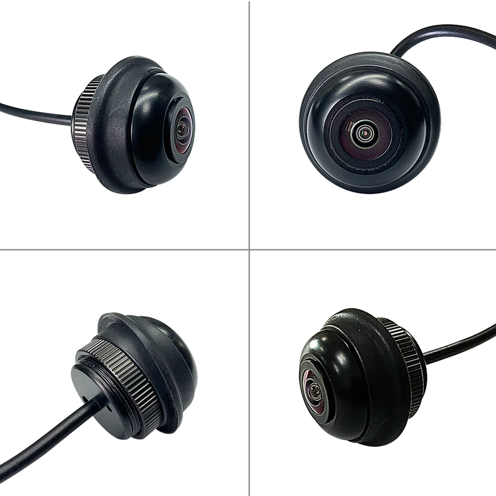 180degree Fisheye view 1080P AHD night vision Car Backup camera reverse Rear Front view Side view Universal camera 720P CVBS