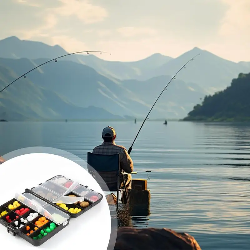 Pesca Kit Combater Box com Comprimidos, Pesca Iscas Bandeja, 20-Grid Kit Armazenamento