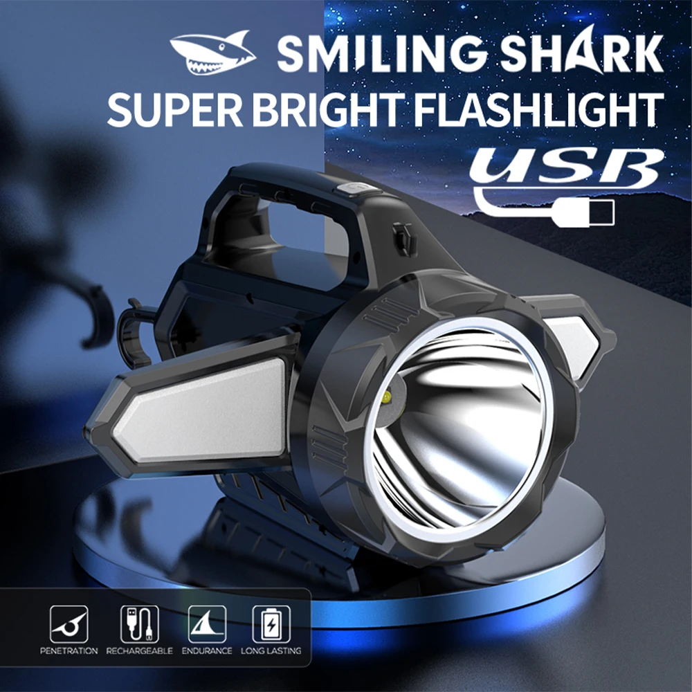 

1 шт. Smilingshark ST-5239A Кемпинговый фонарь, зарядный походный светильник типа C, перезаряжаемый, портативный и легкий для кемпинга