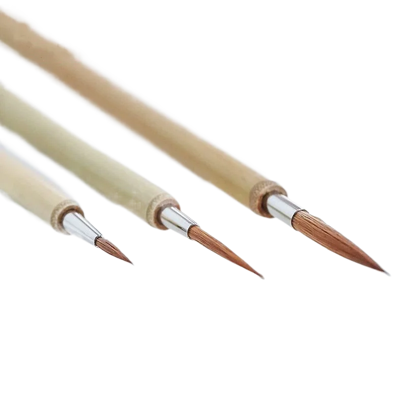 Watercolor Meticulous Fine Line Brush Mixed Hair Calligraphy Brush Flower Bird Plants Animal Painting Brush Scriptliner Outline