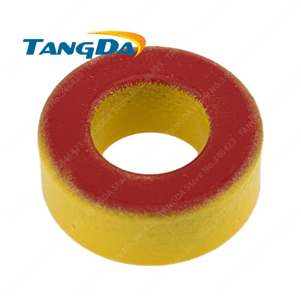 T106 8 Iron powder cores T106-8 27*14*11.5 mm 45nH/N2 35uo Iron dust core T1068 Ferrite Toroid Core toroidal yellow red T 1068