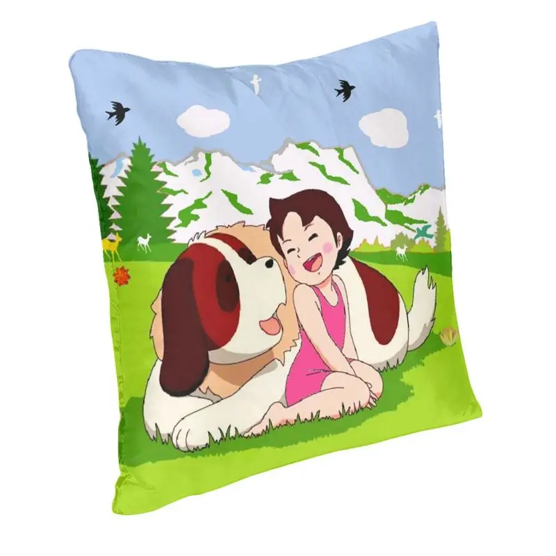 An Afternoon With Heidi Cushion Cover 45x45 Home Decorative 3D Print Heidi And Peter Throw Pillow Case for Car Double-sided