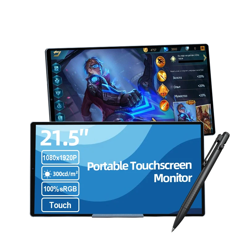 

OFD Lcd Type C 21.5 Inch Portatil Screen For Laptop Android12 Interactive Mobile Display Ultra Thin Portable Monitor
