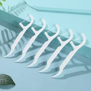 Dental Floss Pick -Stick für Mundhygieneversorgung, Zahnreinigung, interdentaler Pinsel, Auswahl des ultrafünnen Drahtes, 1 Beutel, 50 Stcs, 100pcs 8 Hauptverkaufskupplung machen 250 - №5