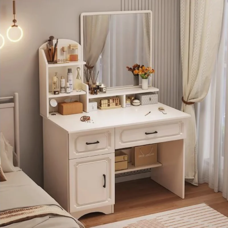 Big Size Save Space Dressing Table Wooden Designer Storage Drawers Vanity Table Professional Mesa De Maquillaje Salon Furniture