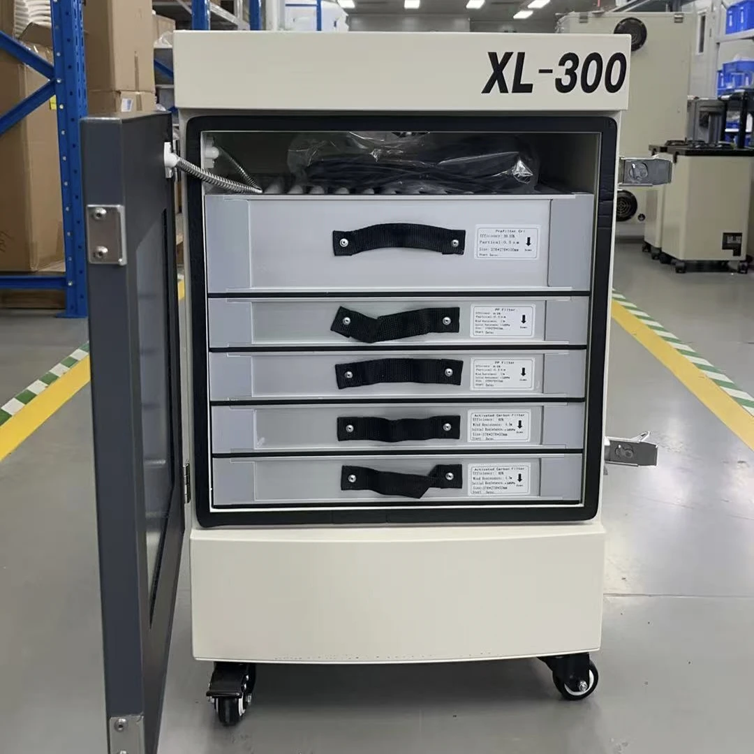 Strong Suction High Efficiency 330W Industry Dust Collector for Laser Cutting Machine Smoke and Odor Removal